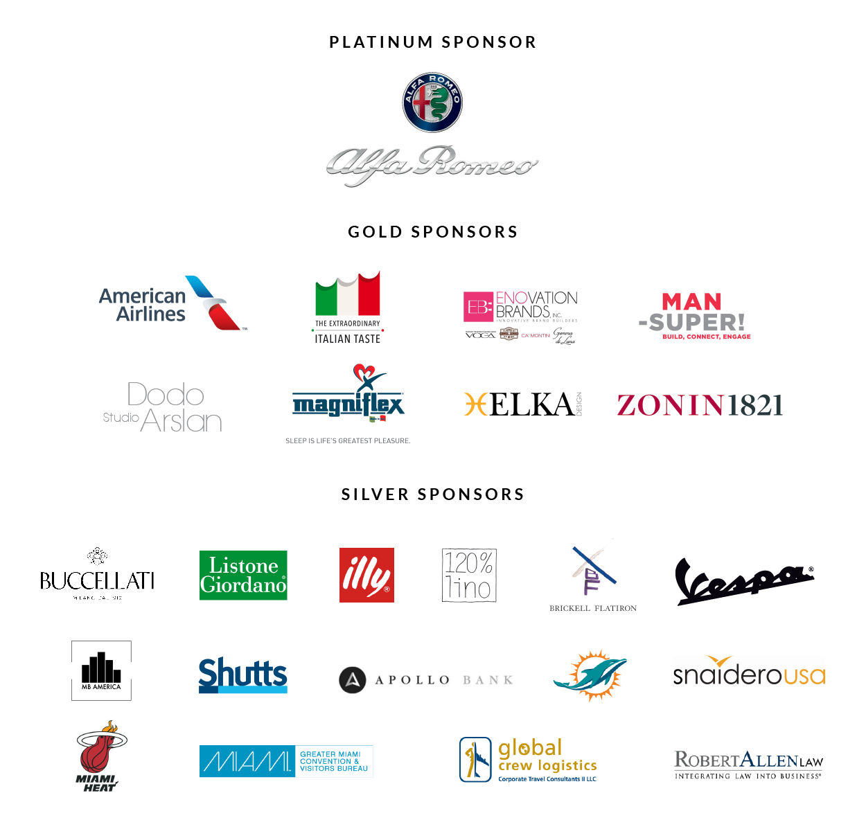 sponsors