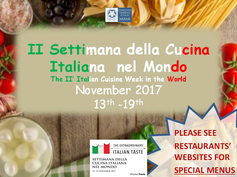 II Settimana della Cucina Italiana nel Mondo