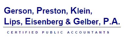 Gerson, Preston, Klein, Lips, Eisenberg & Gelber, Certified Public Accountants